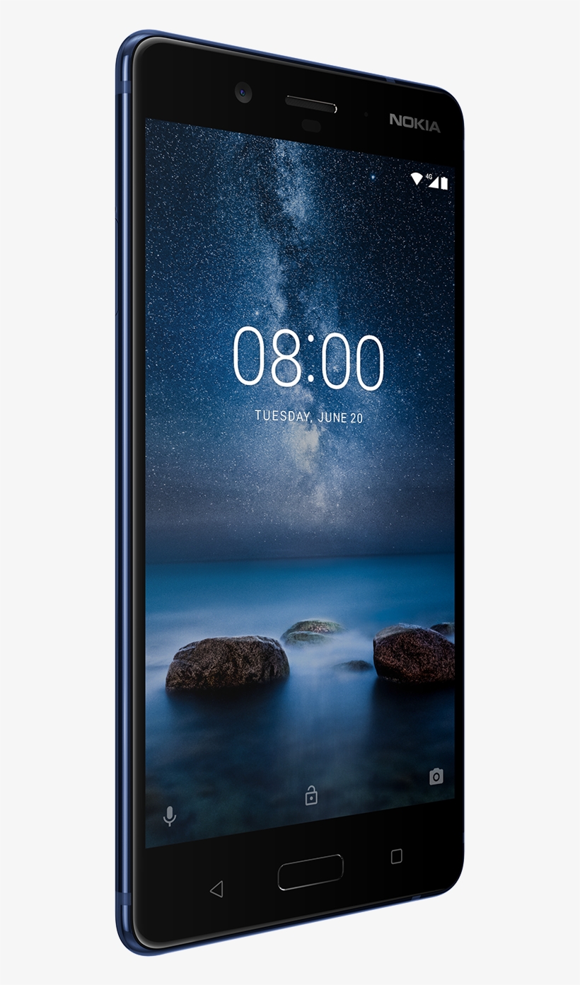 Nokia - Nokia 8 (64gb 4g Lte) Mobile Phone, transparent png #2731784