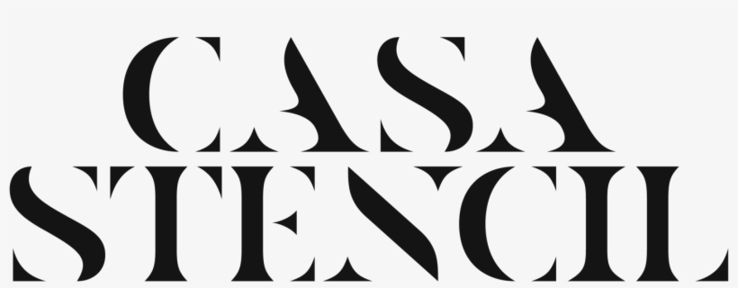 Casa Stencil Is A Beautiful, Elegant Stencil Font That - Casa Font, transparent png #2731831