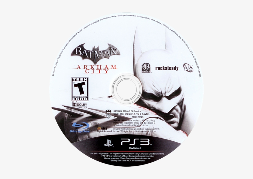 Arkham City Ps3 Disc - Batman Arkham City Original Videogame Score, transparent png #2731967