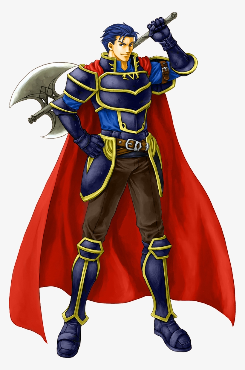 One Of The Old-school 'fire Emblem' Heroes - Hector Fire Emblem, transparent png #2732425