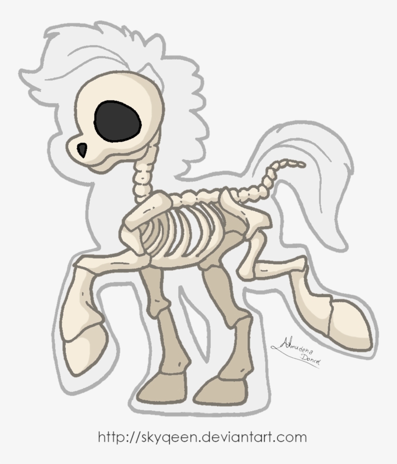 Mysweetqueen, Safe, Simple Background, Skeleton, Solo, - The Scream, transparent png #2733240