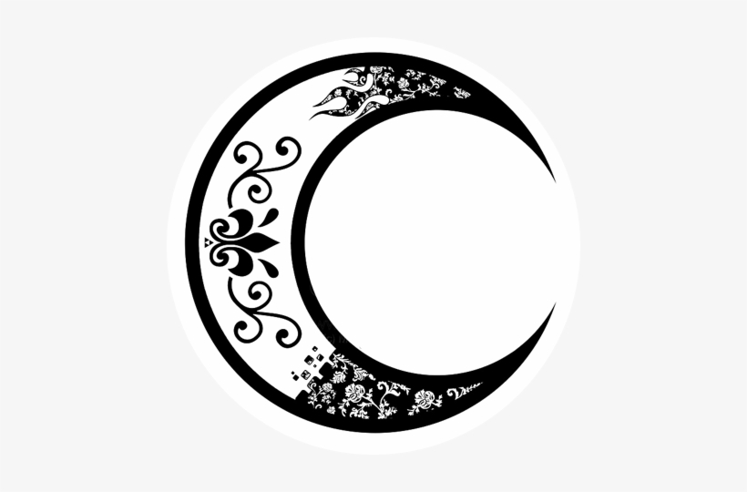 pic Crescent Moon Drawing Png design effects moon crescent black goth