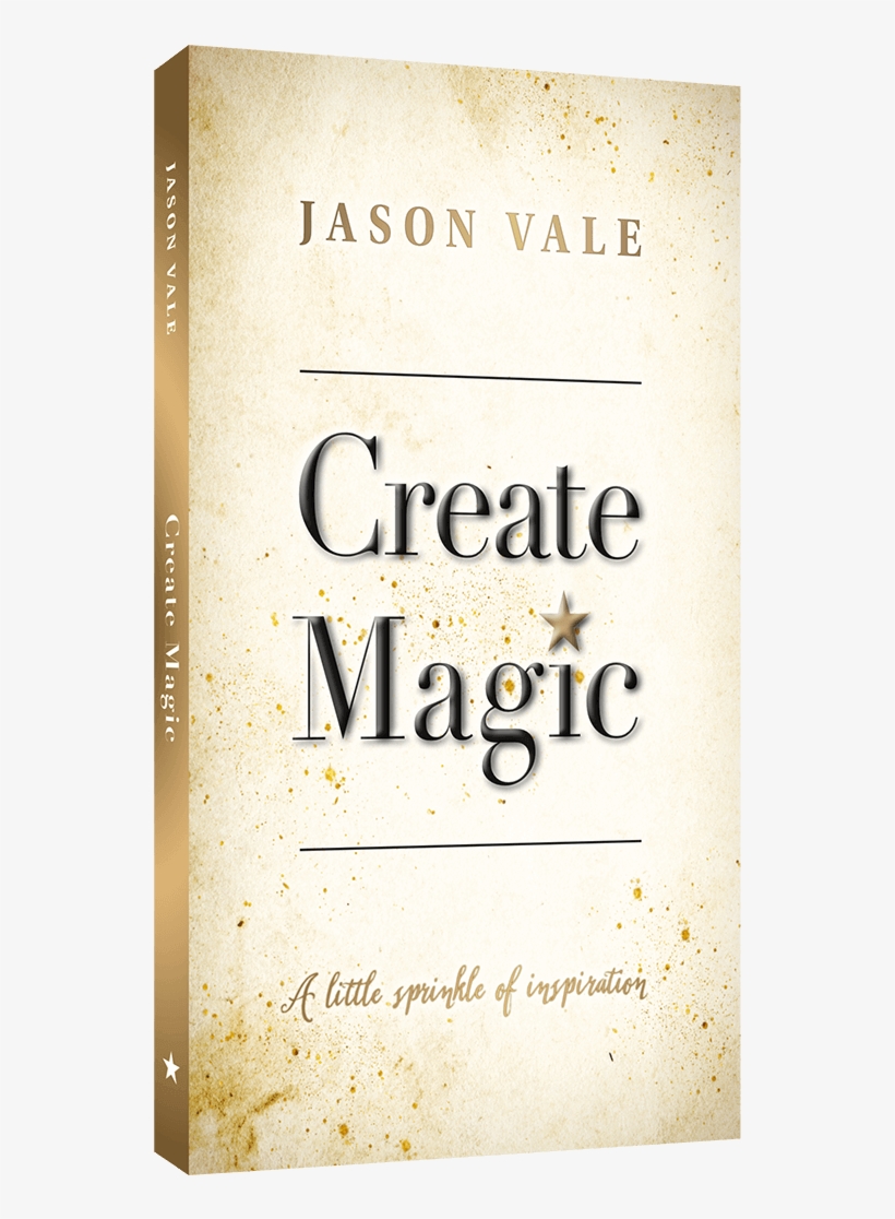 Create Magic Book Front Cover - Jason Vale, transparent png #2733696