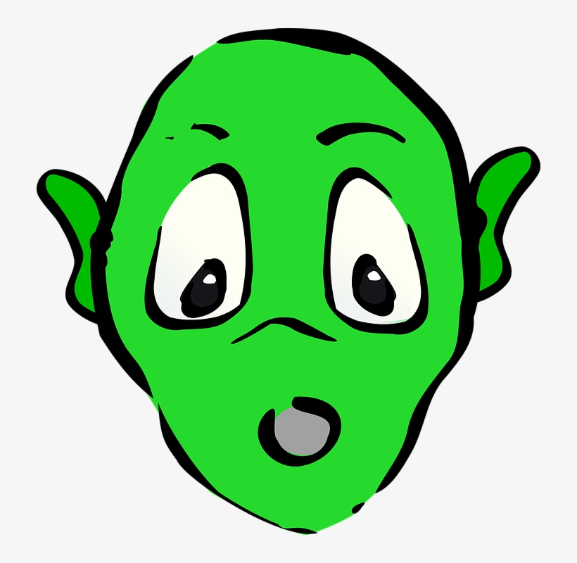 Cartoon Illustration Of Aliens Science Fiction Characters - Alien Clipart Moving Gif, transparent png #2733703