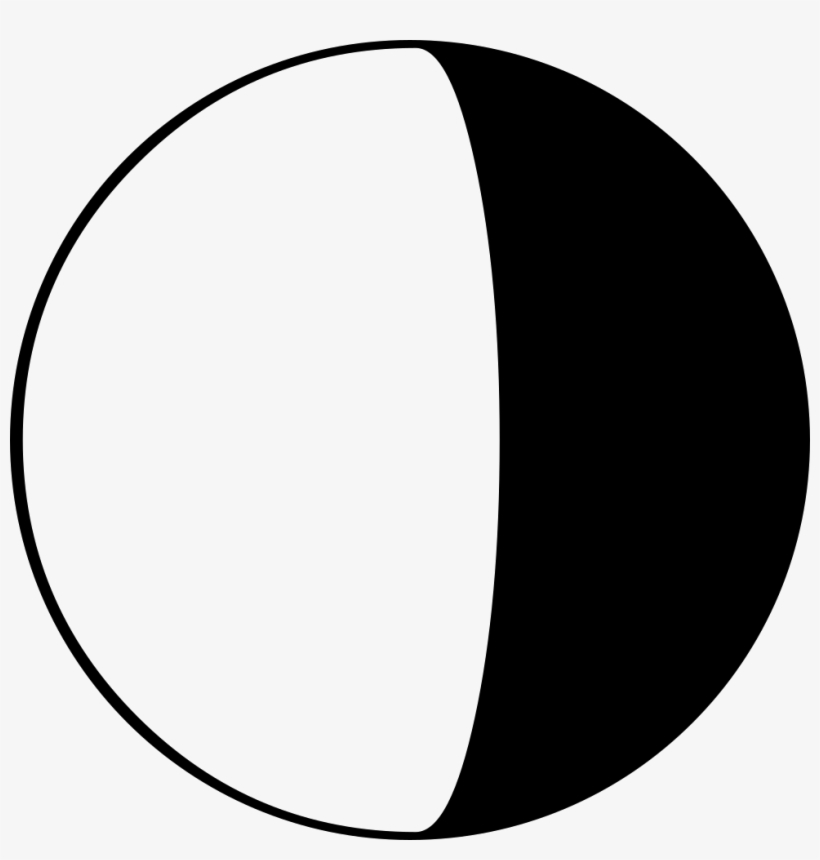Moon Crescent Phase Symbol - Simbolo De Luna Creciente, transparent png #2733733