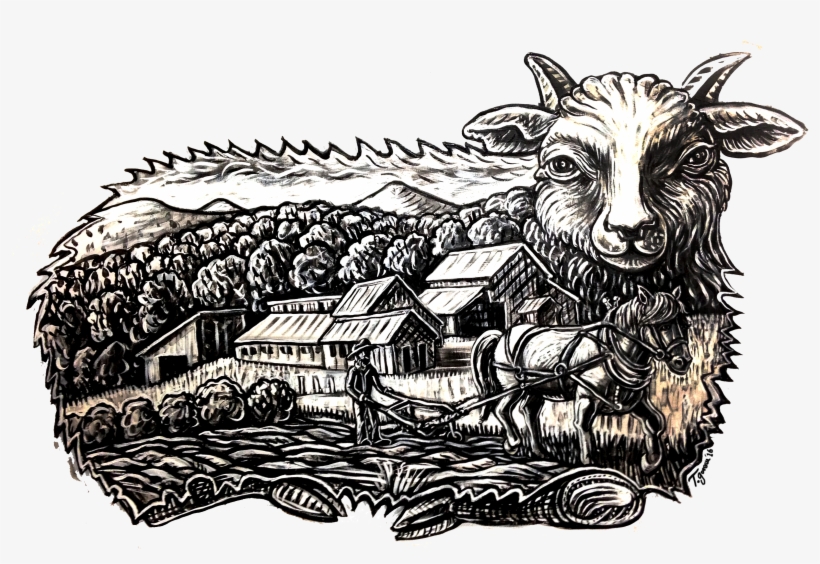 Logo For The School Of The New American Farmstead, - Bighorn, transparent png #2734149