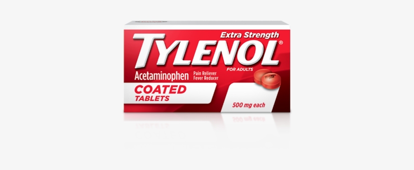 Tylenol® Regular Strength Tablets - Tylenol Extra Strength, transparent png #2734152