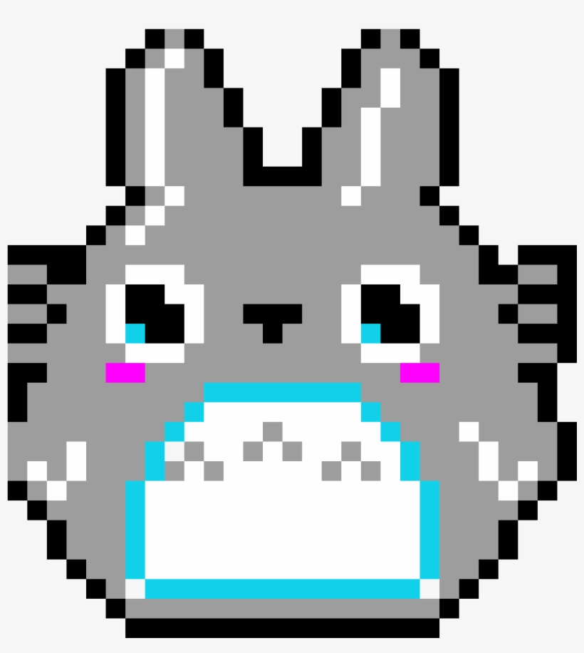 My Neighbour Totoro - Pixel Art Totoro, transparent png #2734256