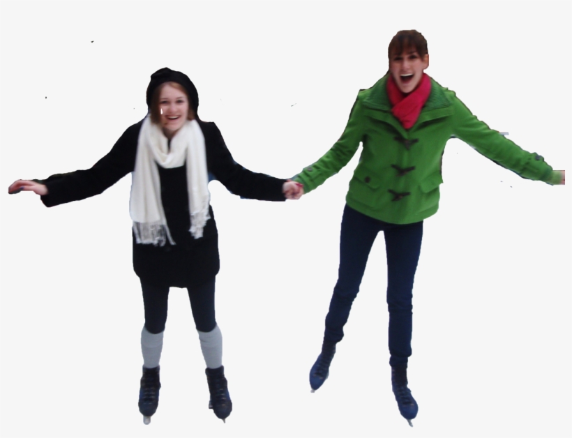 2 Elderly Woman - People In Ice Skates, transparent png #2734425