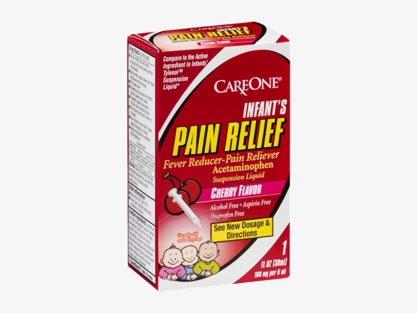 Careone Infant's Pain Relief Fever Reducer-pain Reliever, transparent png #2734476
