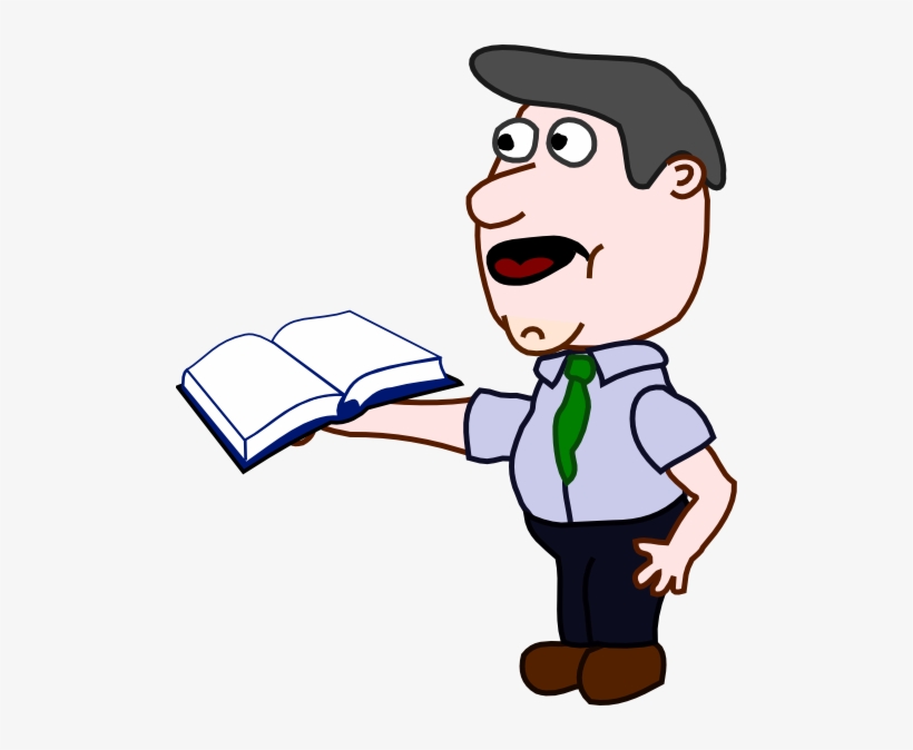 Cartoon Person Holding A Book, transparent png #2734571