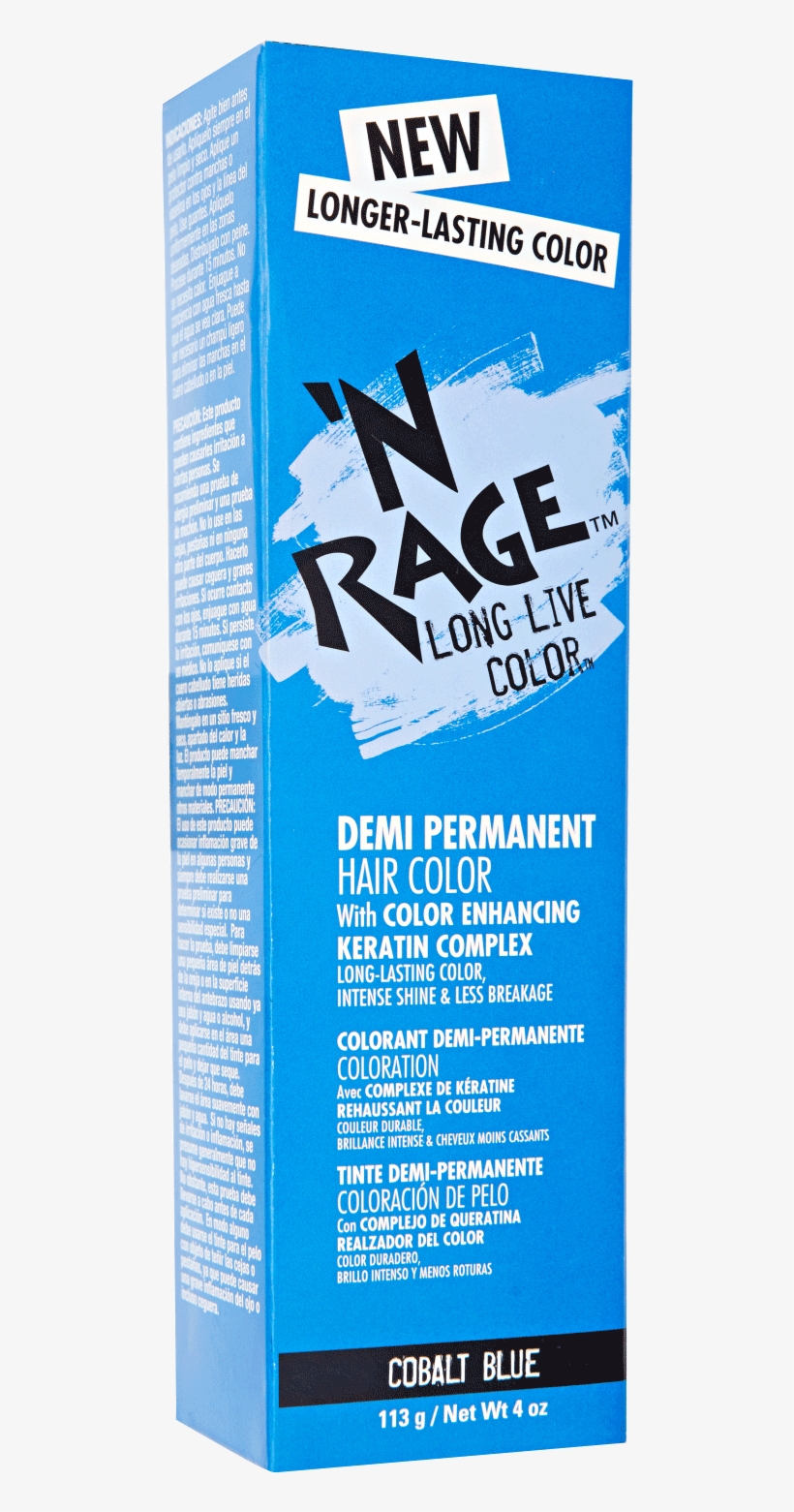 'n Rage Demi Permanent Hair Color - N'rage Brilliant Demi Permanente Hair Color, 4 Ounce, transparent png #2734942