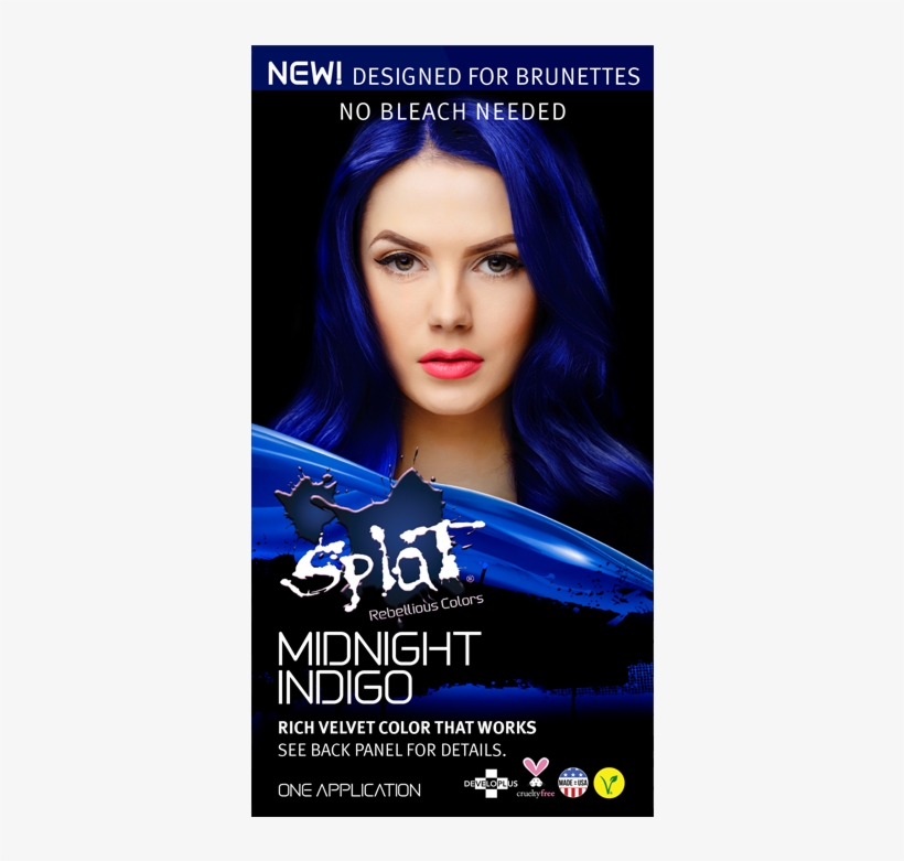 Splat Hair Dye For Brunettes No Bleach Needed Splat Indigo Hair
