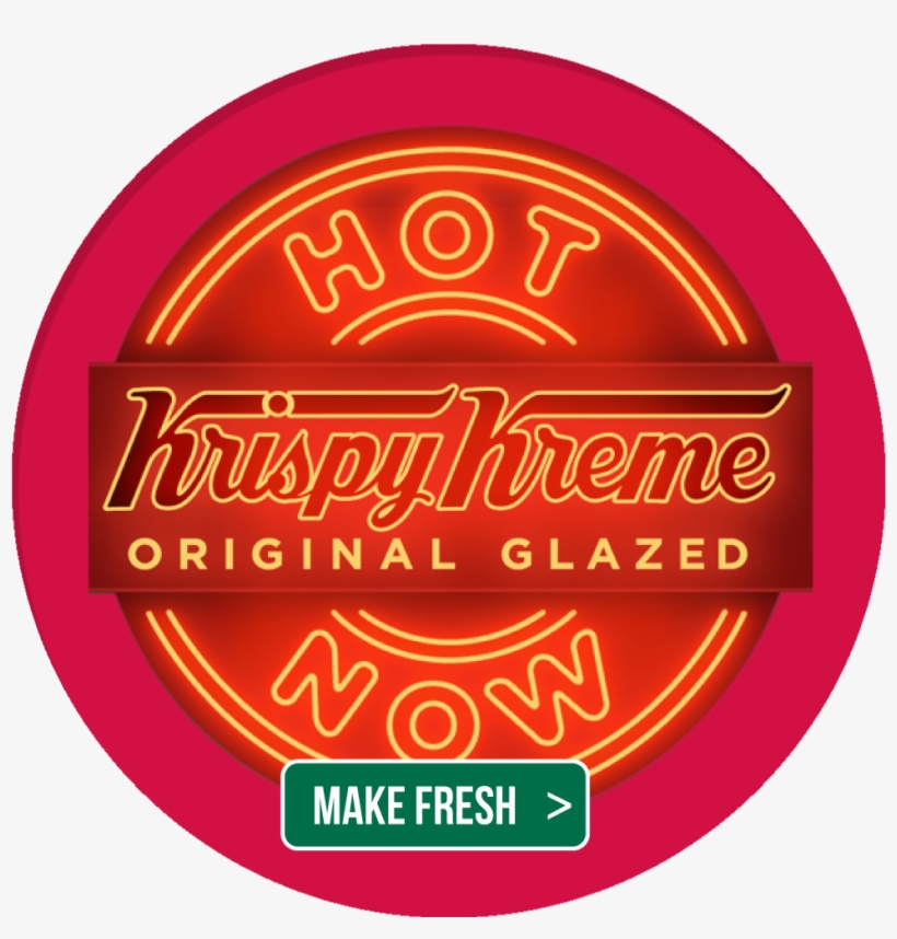 Circular Hotlight - Krispy Kreme Hot Light Png, transparent png #2736356