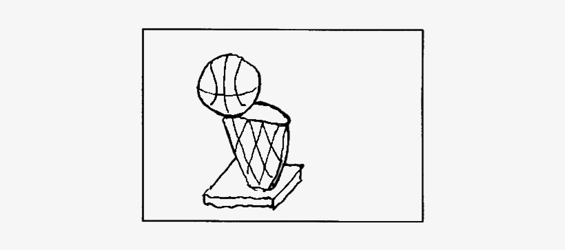 From Memory, Draw The Larry O'brien Trophy - North Carolina Tar Heels Men's Basketball, transparent png #2736413