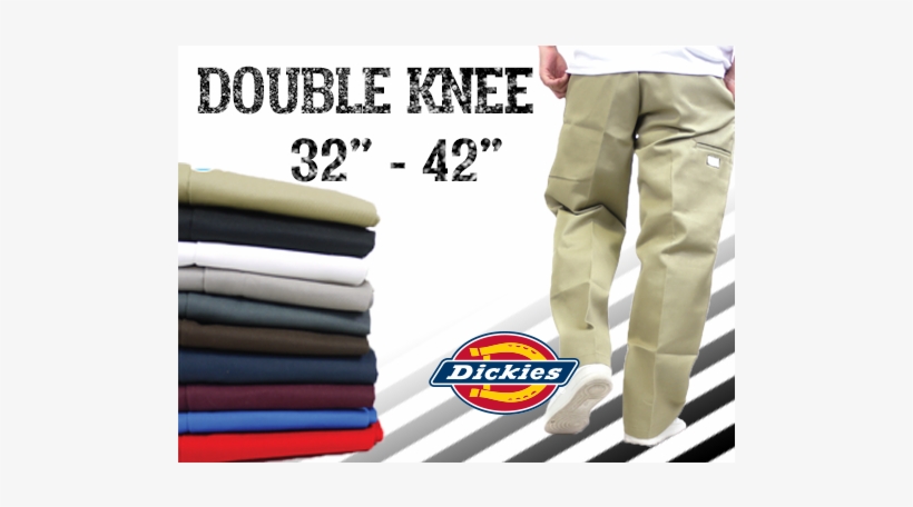 Dickies Men's Loose Fit Double Knee Work Pant, transparent png #2736431