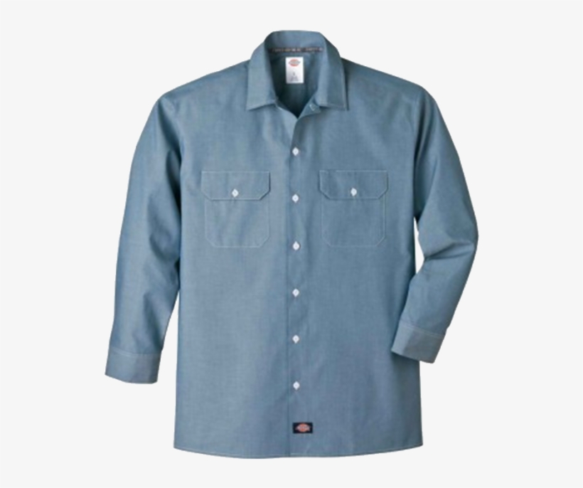 Dickies Men's Long Sleeve Shirt - Shirt, transparent png #2736491