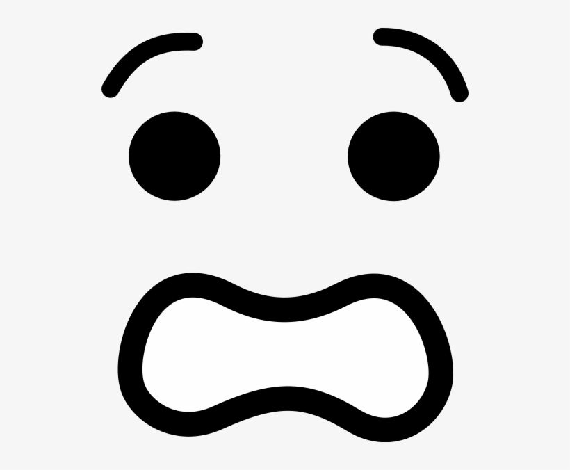 Scared Face Cartoon Png, transparent png #2737030