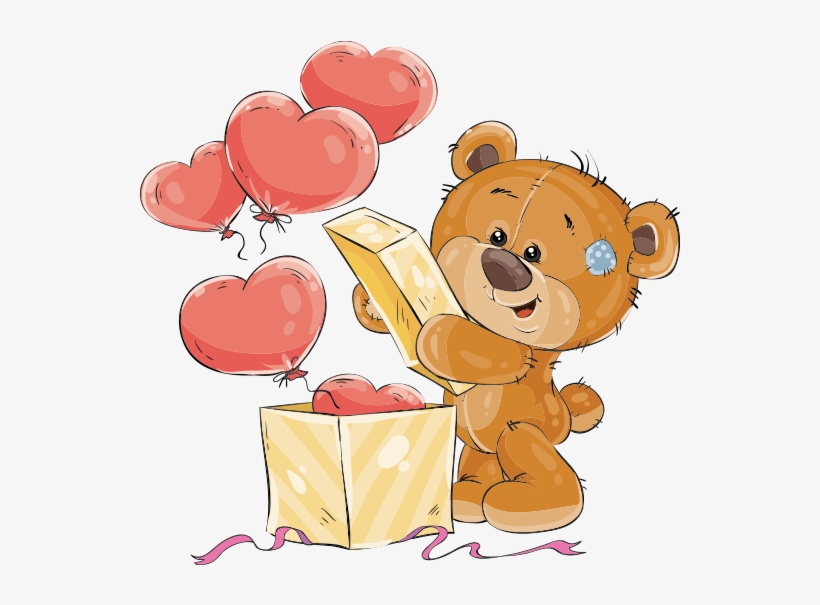 Png Balon Bulan Sevimli Ayı Resmi - Dibujos En Color Ositos, transparent png #2737139