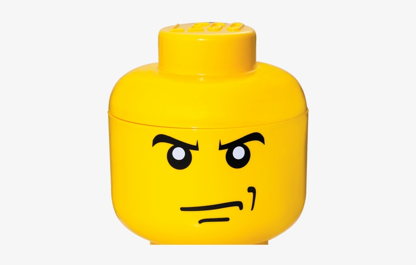 Lego Faces Expressions - Lego Head Angry, transparent png #2737142