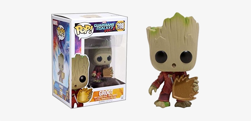 Guardians Of The Galaxy Vol - Guardians Of The Galaxy 2 Pop Groot, transparent png #2737273