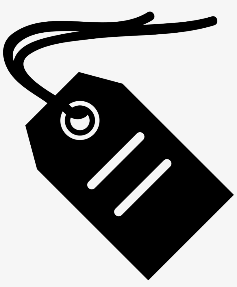 Label Tag With White Details And String Comments - Icon, transparent png #2737532