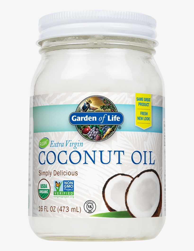Garden Of Life - Coconut Oil Extra Virgin - 16 Oz, transparent png #2737901
