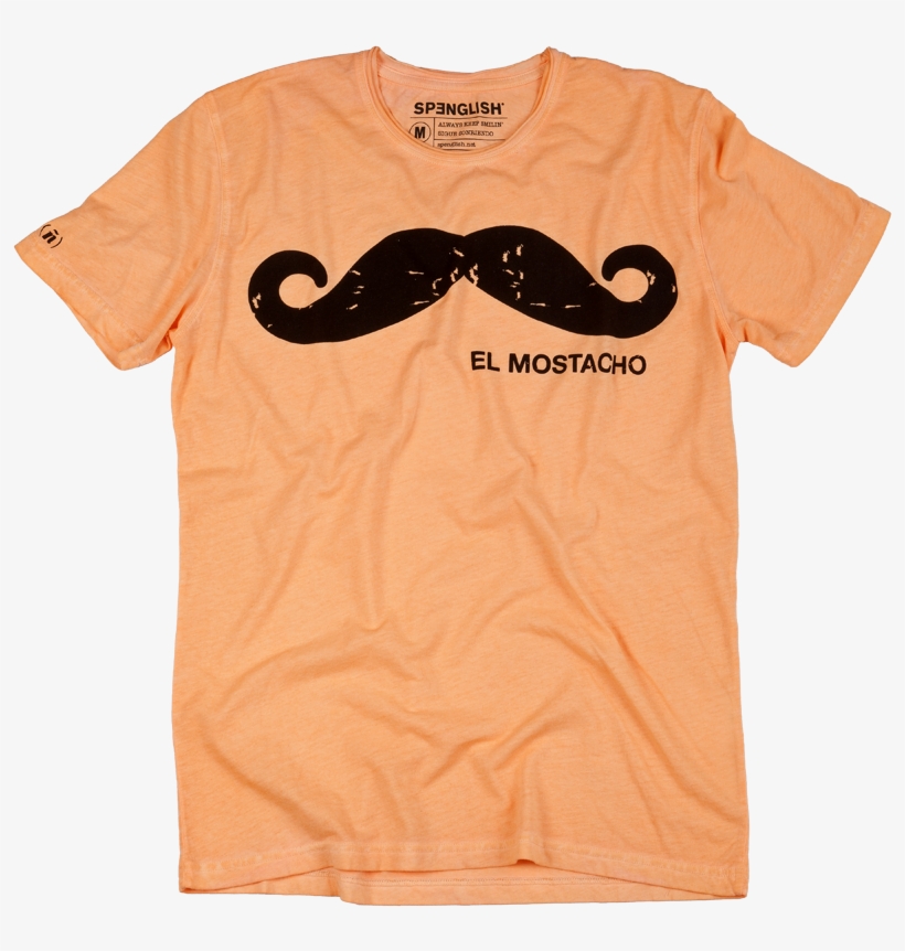 Spenglish El Mostacho Tee $55 - T-shirt, transparent png #2737964