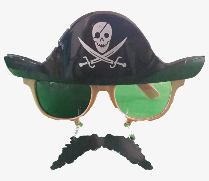 Anteojo Pirata C/ Mostacho - Glasses, transparent png #2738035