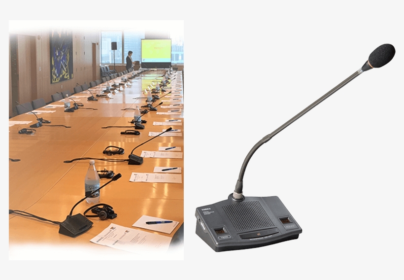 Wiredmicrophones Image - Conference Ptt Mic Systems, transparent png #2738249