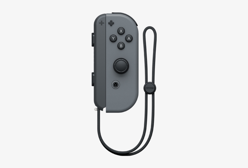 Joy-con - Nintendo Switch - Gray R - Strap - Switch Right Joy Con, transparent png #2738900
