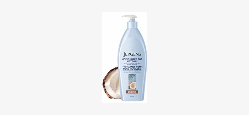 Oil-infused Moisturizer With Refreshing Coconut Oil - Jergens Moisturizer For Wet Skin With Coconut Oil, transparent png #2738982