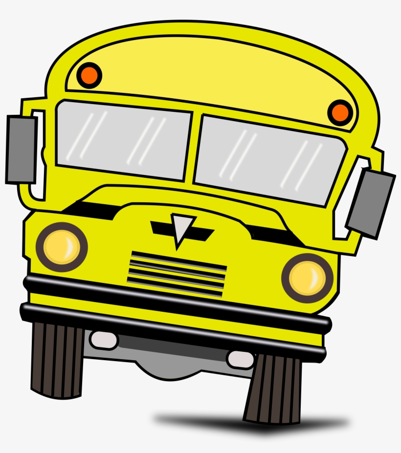 Big Image - Red School Bus Clipart, transparent png #2739072