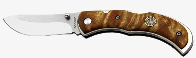 Sarge Knives Sk-424 Single Blade Lock Back Semi Skinner, transparent png #2739097