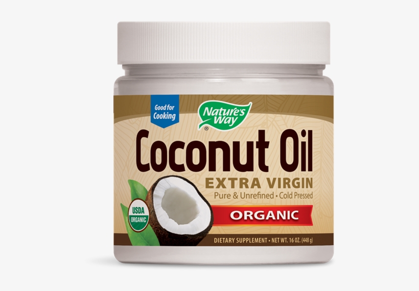 15673 - Coconut Oil - Nature's Way - Organic Pure Extra Virgin Coconut Oil, transparent png #2739121