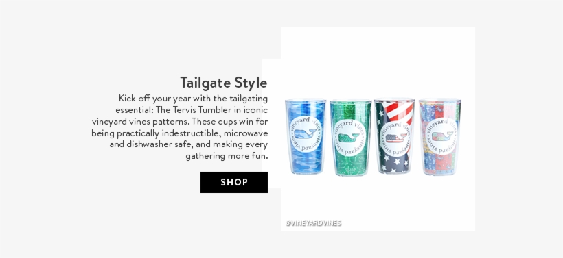 Ab4b73b8 5232 4195 A13a 6b8fd6953fd5 - Vineyard Vines Tailgate Tervis Tumblers (set Of 4), transparent png #2739362