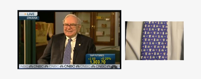 Fruit Of The Loom "underwear" Tie Worn By Warren Buffett, transparent png #2739440