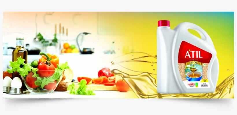 Filtered Coconut Oil - Oil Mill Banner, transparent png #2739460