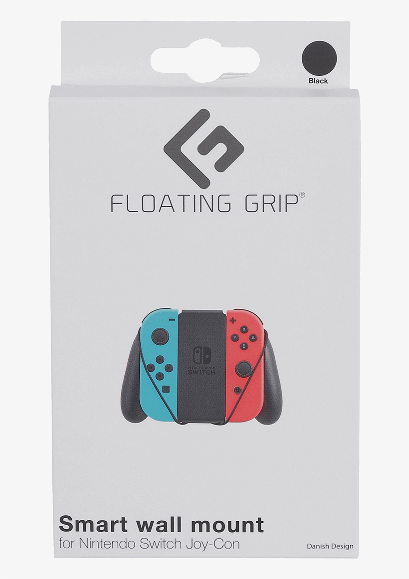 Wall Mount For Switch Joy-con By Floating Grip® - Floating Grip Playstation 4 Pro Wall Mount Sort, transparent png #2739512