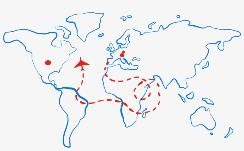 Onv Ni Clownmapamundi - Map, transparent png #2740018