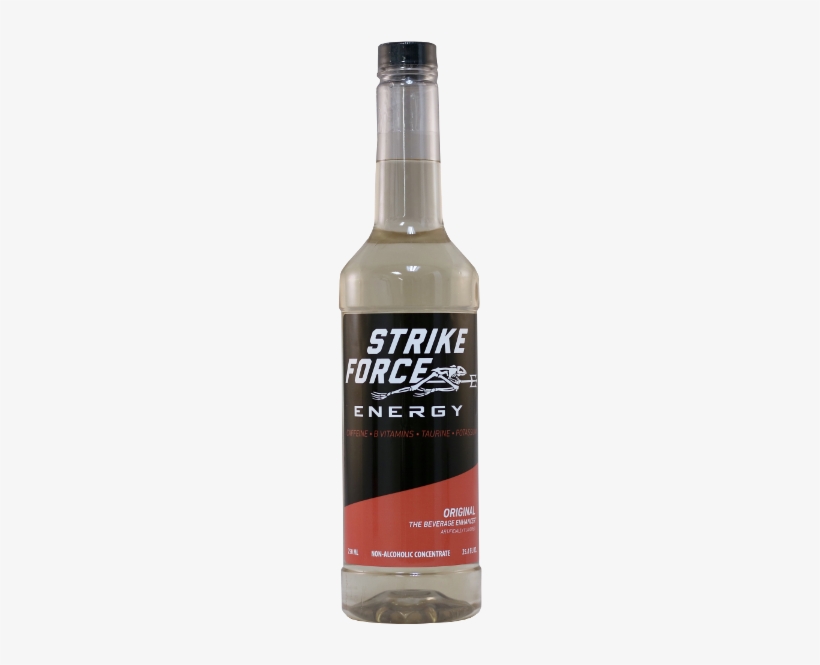 750ml Ez-pump Bottle - Strike Force Energy Drink, transparent png #2740202
