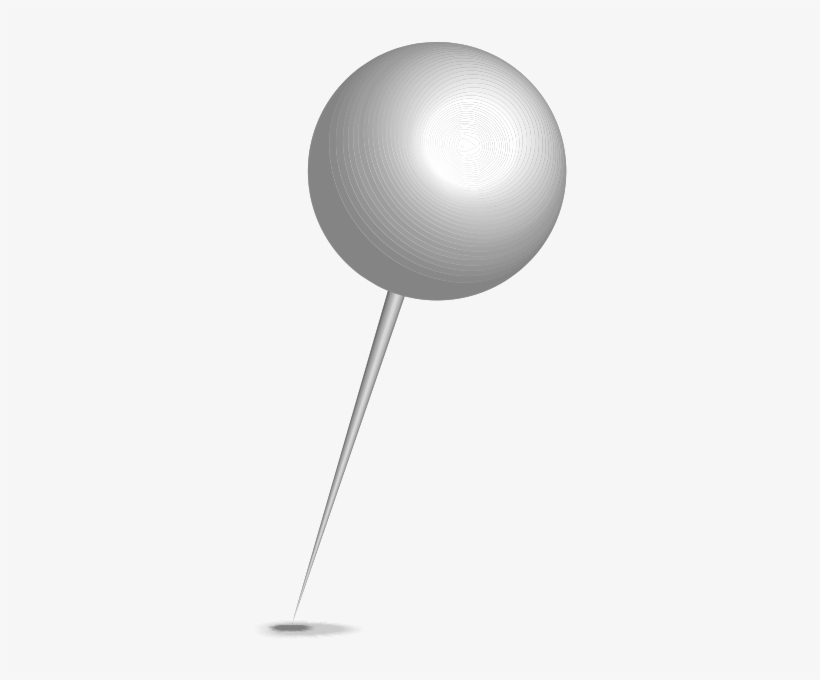 Location Pin Sphere Gray - Gray Pin Location, transparent png #2740629