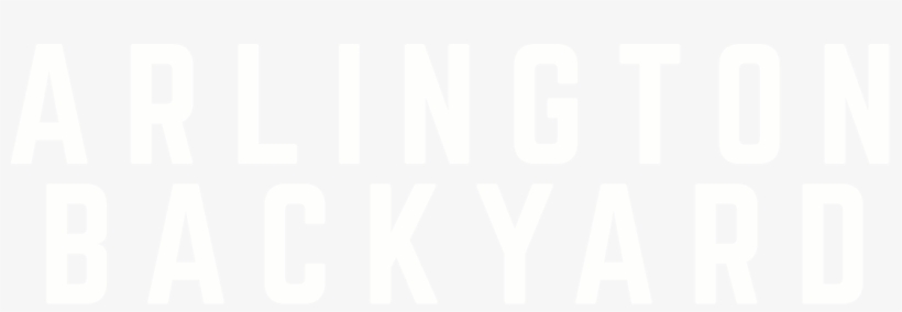 Arlingtonbackyard Stackedwhite - Tan, transparent png #2740777