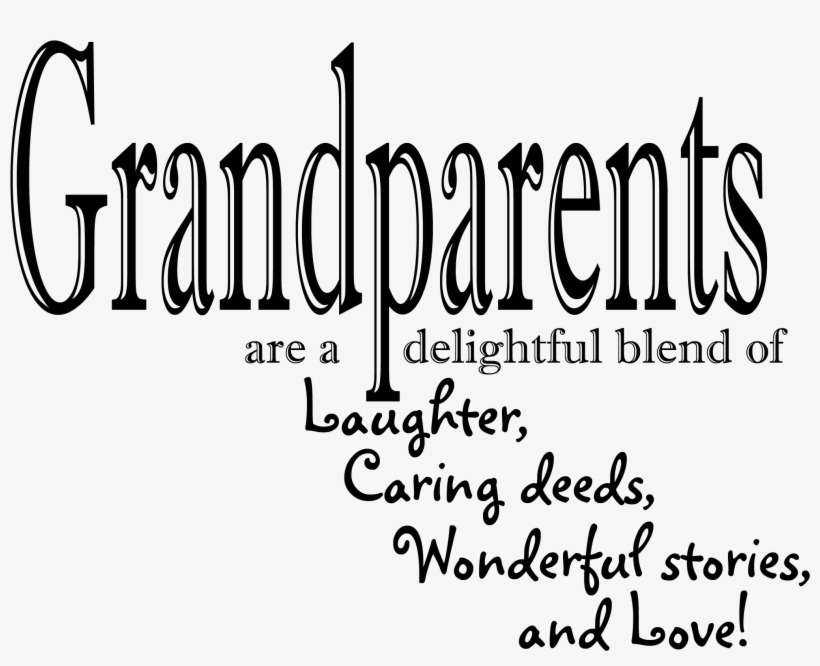 Scrapbook Saying Poems About Grandparents, National - Quotes On Grandparents, transparent png #2741317