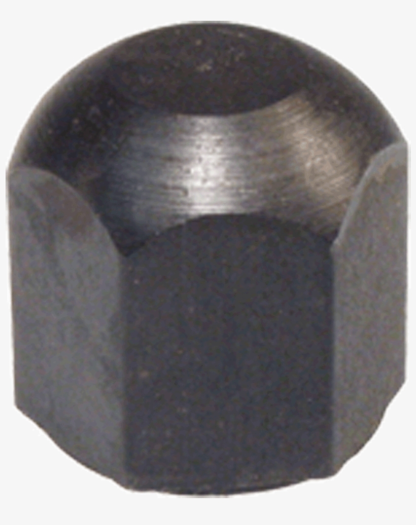 Tall Heavy-hex Nut With A Closed End, Machined From - Metal, transparent png #2741617