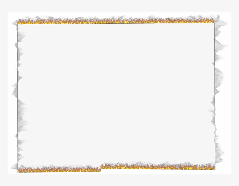 A Flame And Smoke Outline Map Of Hardee - Picture Frame, transparent png #2742445