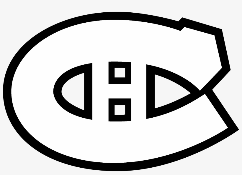 Montreal Canadiens Logo Black And White - Pro Sports Team Logo, transparent png #2742449