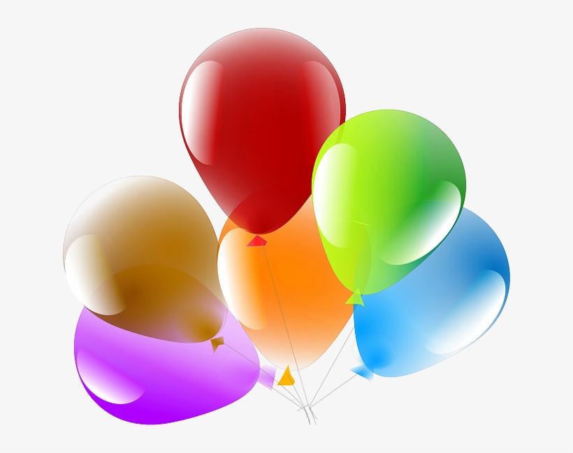 Baloes De Aniversario 3d Png - Transparent Background Balloons Png, transparent png #2742793