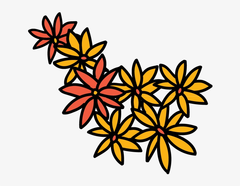 Dead Flower Clip Art - Day Of The Dead Flowers Png, transparent png #2743304