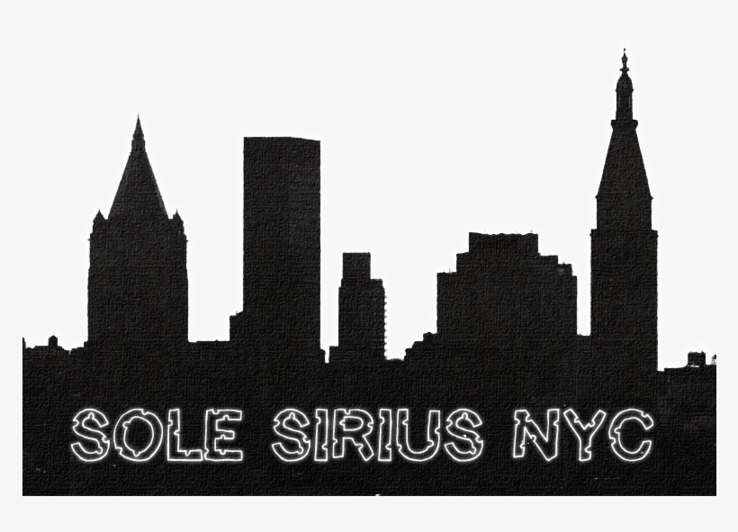 Solebanner1 - New York Skyline Silhouette, transparent png #2743843